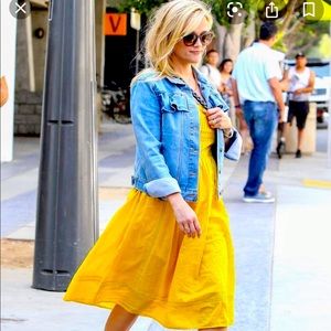 J crew yellow dress